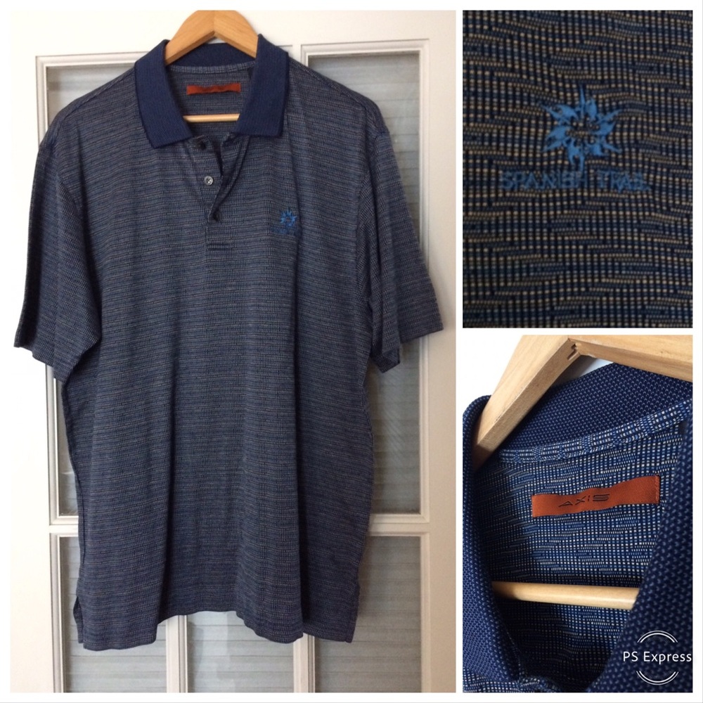 Spanish Trail Golf Shirt ⛳️ Sz L
